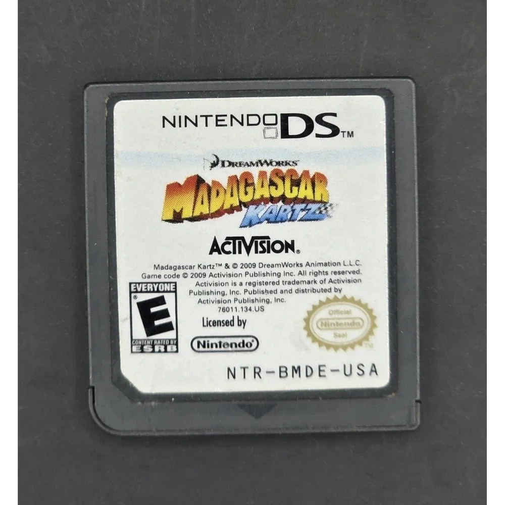 Madagascar Kartz Nintendo DS Game Cartridge Only